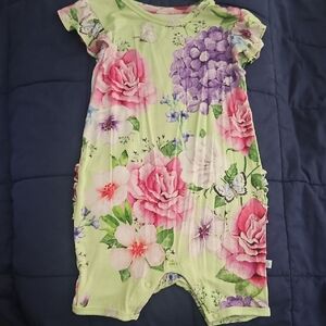Floral Baby Romper